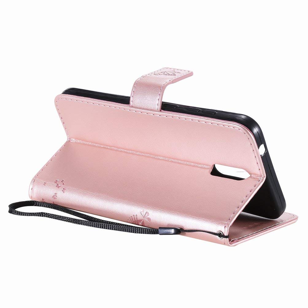 Verco Custodia Portafoglio In Pelle Sintetica Per Nokia 2.3 – Cover Protettiva Con Chiusura Magnetica, Supporto Per Carte E Stand Orizzontale, Nero