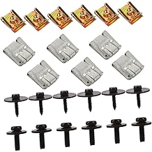 Gatuida Piece Engine parts holder clips automotive underlayment clip under car parts shield underbody fastener screw bottom eyelid Yu Mei w211 Gasket is stainless steel