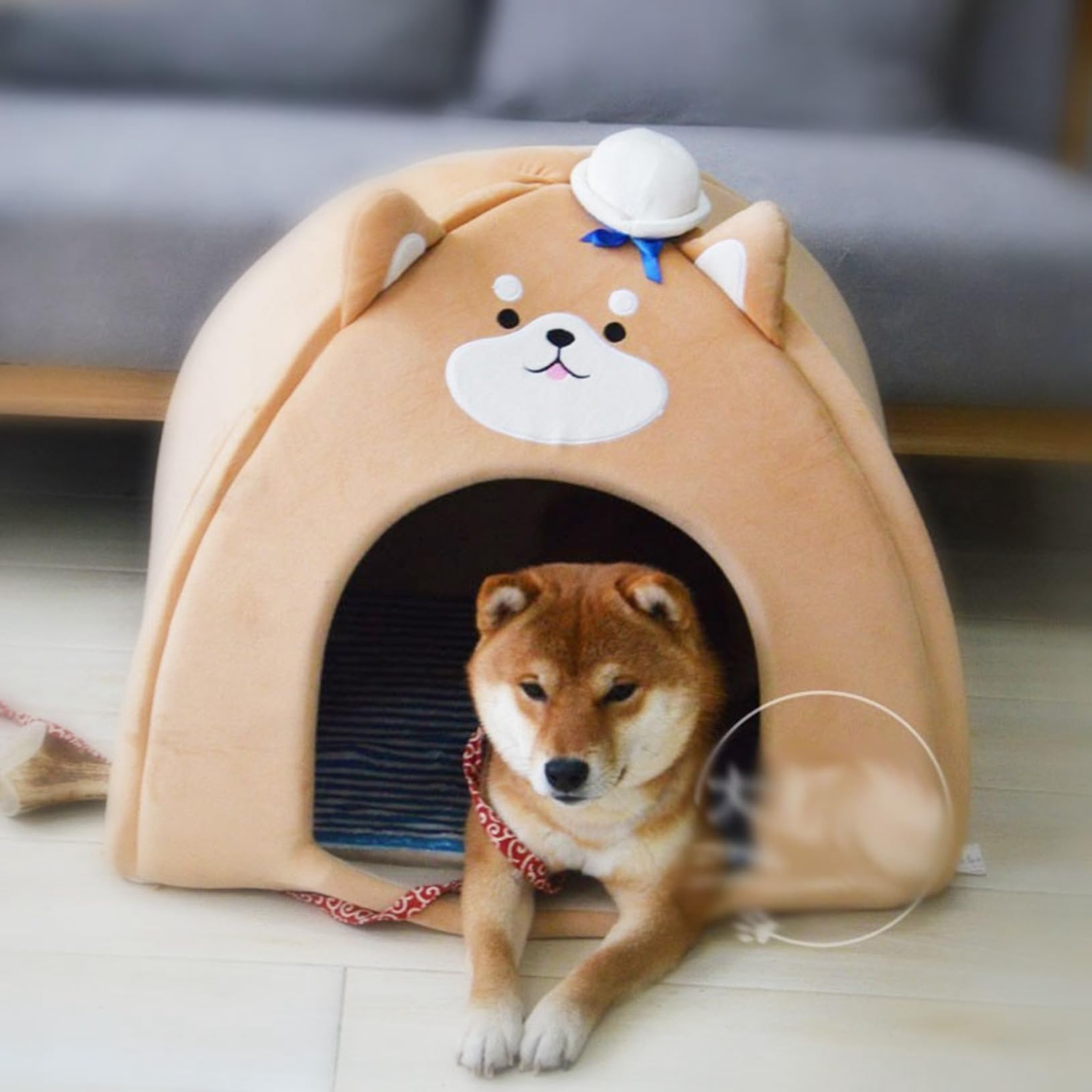Amazon | 柴犬の外観 ペットハウス ペットクッション おもちゃ付