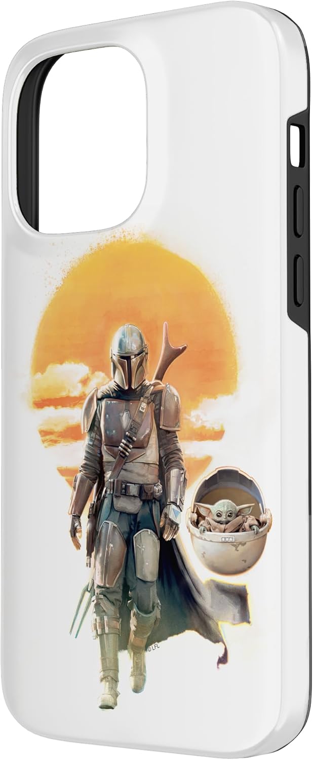 iPhone 14 Pro Max Star Wars: The Mandalorian The Child Sunset Walk Case