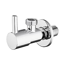 Ibergrif M22025-1, 2, Chiave a Squadra, Valvola ad angolo, Cromo, Argento
