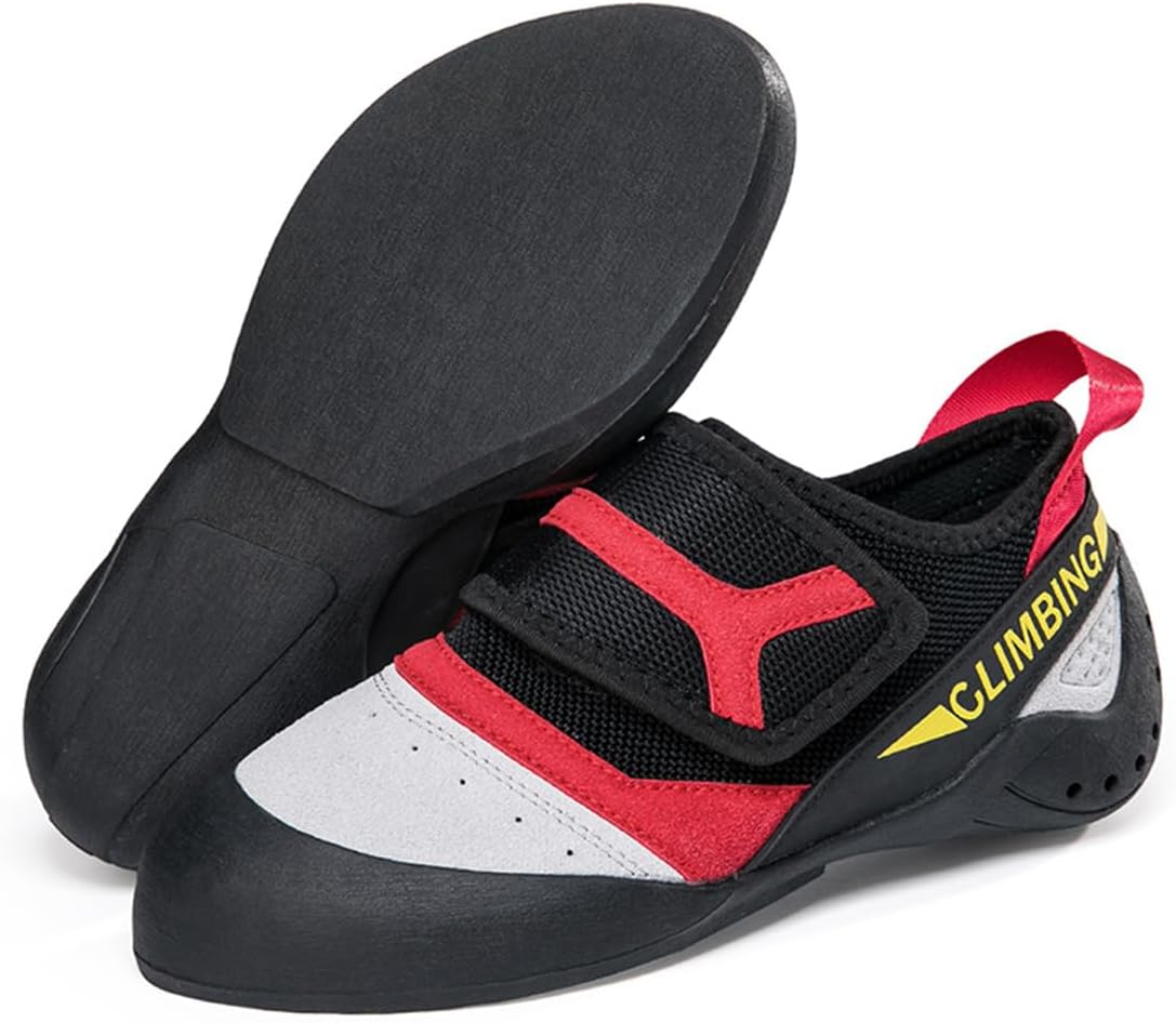 Women's Rock Climbing Shoes, Non Slip Ladies Kids Indoor Climbing Trainers Wall Bouldering Gym Sports Sneakers