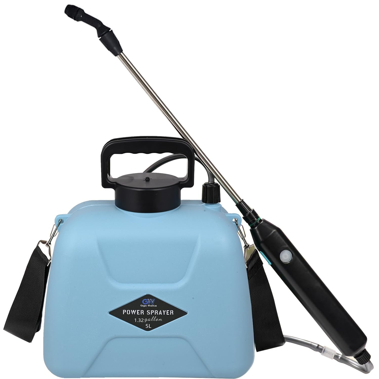 GIGAWATTS Electric Agriculture Sprayer with 5L Watering Can 1A USB Rechargeable Portable Battery Spray Pump for Washing Cleaning Gardening (B0D4M6M78M) Amazon Price History, Amazon Price Tracker