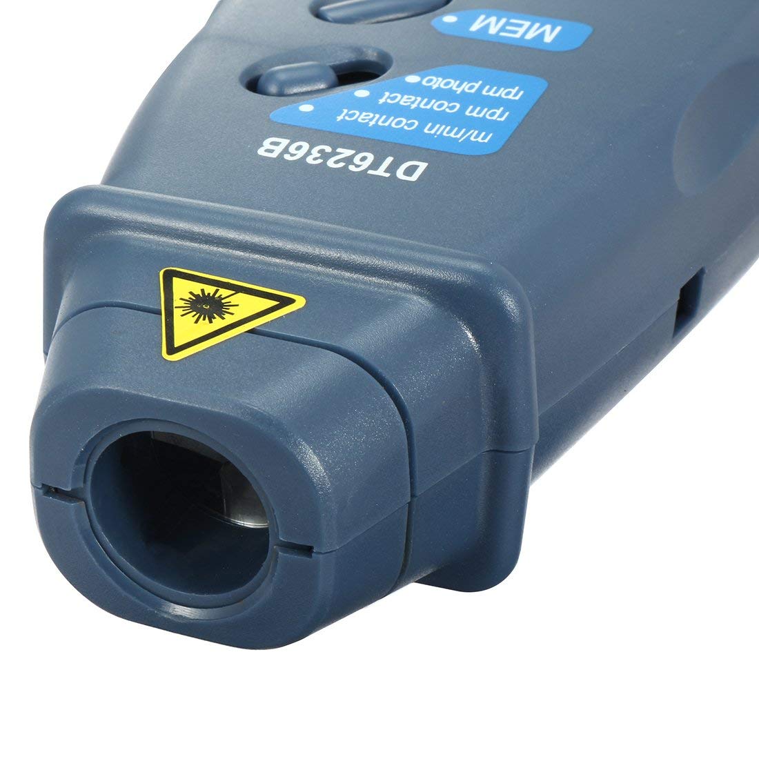 Tacómetro digital 2 en 1 con/sin contacto DT-6236B rpm 2,5 a 9.999 rpm ruedas medición velocidad lineal rotación