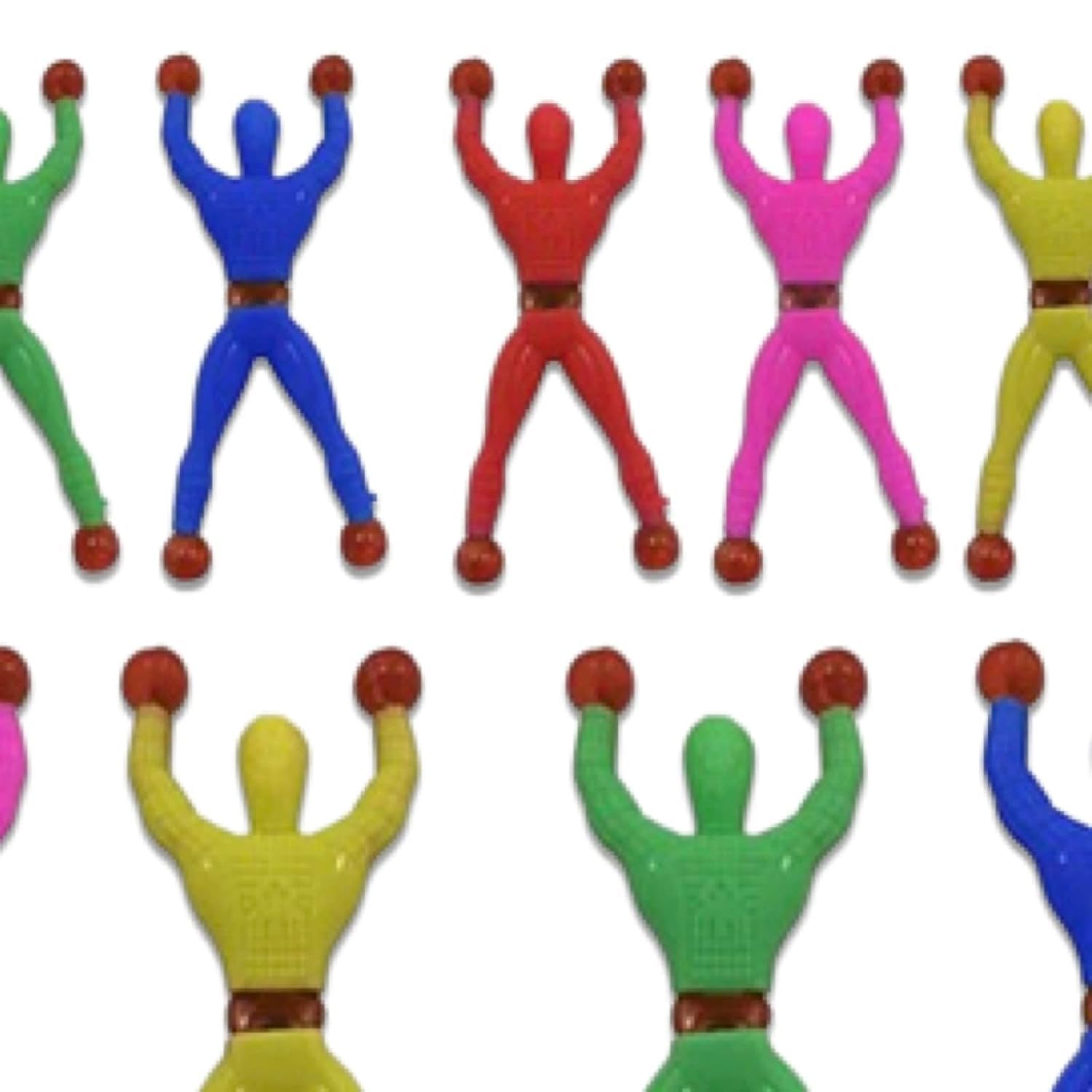 Pchnfei 10 Pcs Multi-color Stretchy Sticky Ornament for Teens, Climbers Men, Decorations for Classroom Prizes and Gift Hanging Ornaments