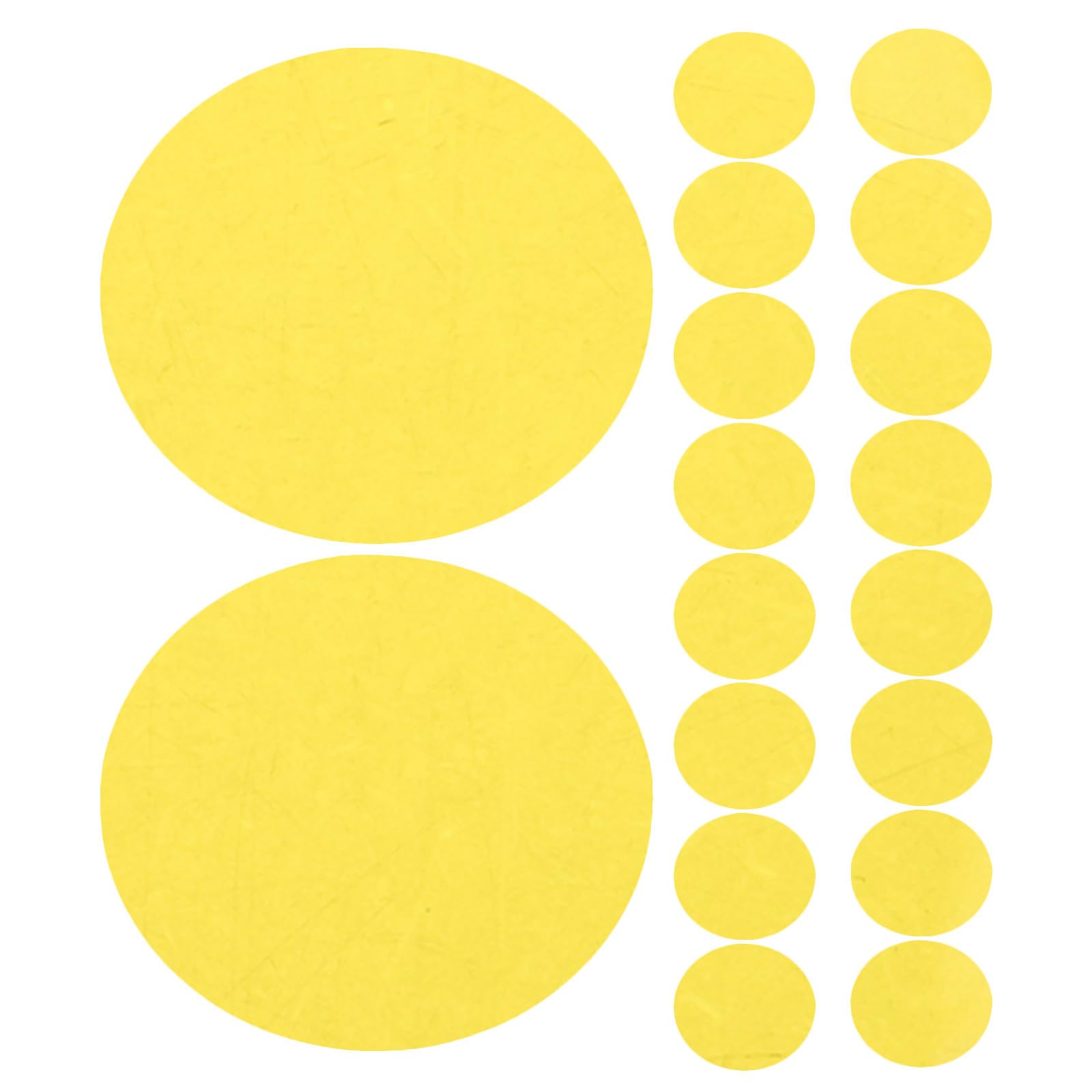 25pcs Dimming Diffuser Film Stickers, 74m Ambient Light Gel Sheets, Adhesive Light Filters for LED Ceiling Spotlights Video Lighting Equipment Yellow
