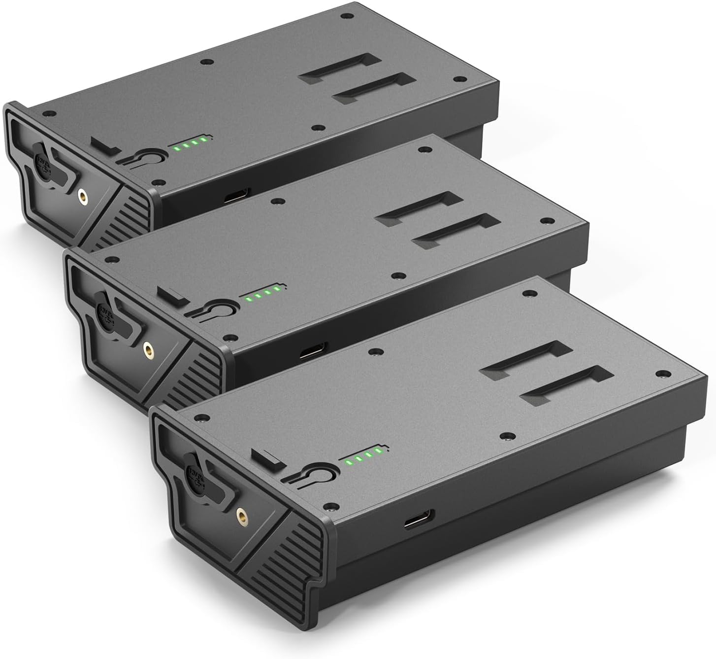 3 Pack New Reveal Upgraded Solar Charge Battery Pack Compatible with Reveal Cellular Trail Camera Ultra, X Gen 3.0, Pro 3.0, X, X Pro, X Gen 2.0, XB,