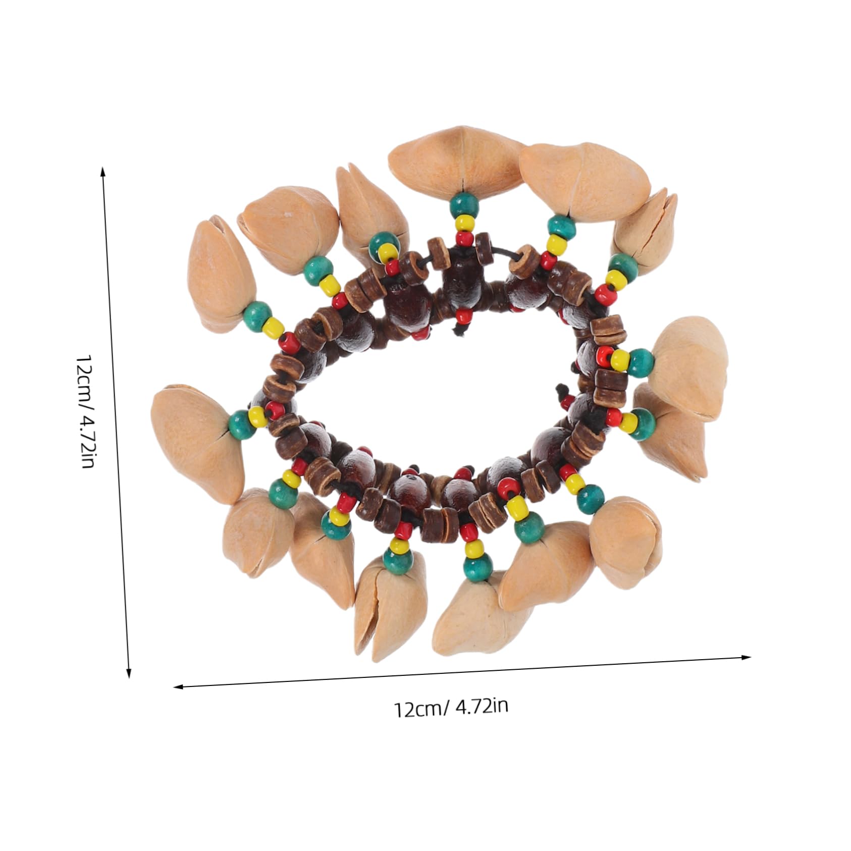 SHERCHPRY 4 pezzi Bracciale Sonagli Strumento Percussione Leggero Design e Indossare per
