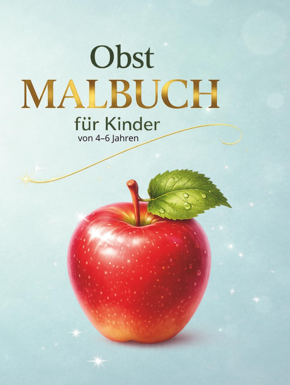Obst Malbuch Für Kinder: von 4–6 Jahren