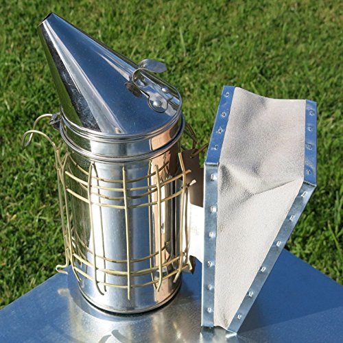 HanSemay Edelstahl Smoker Imkerei, Smoker Imkereibedarf Elektro Smoker Imkerpfeife Bienen Tool (236) – Bild 3