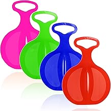 LILENO SPORTS Kids sledge (1 set) - Non-slip plastic tray for the whole family - Sledge for unforgettable winter days - Also suitable for adults