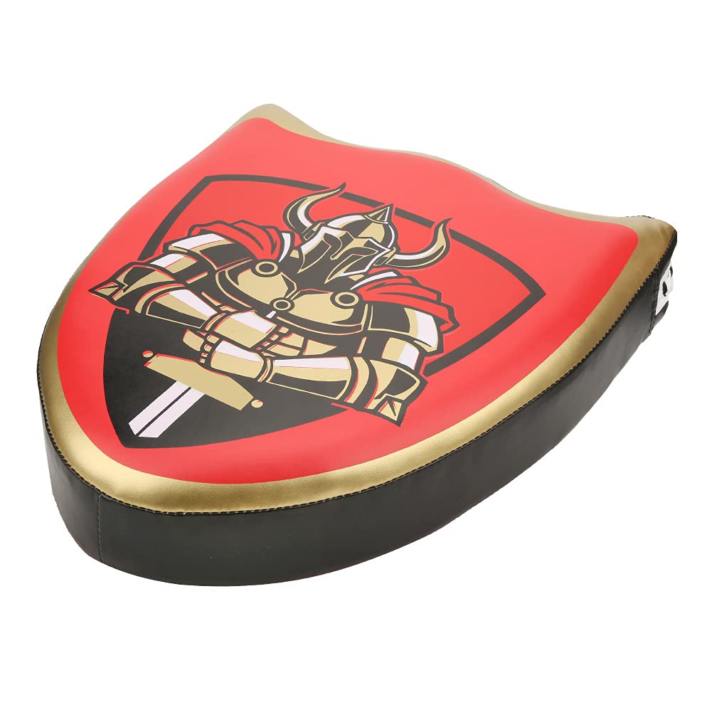 Scudo da Cavaliere da Addestramento per Bambini Materiale Leggero e Sicuro Perfetto per Giochi per Feste di Compleanno Combinazione Blu (Combinazione Rossa)