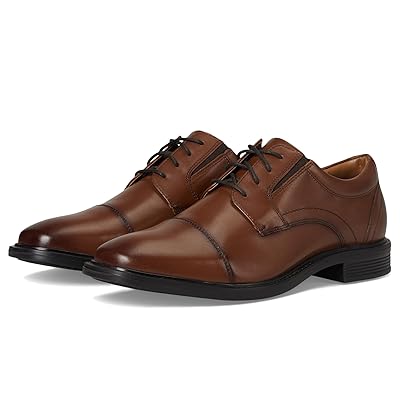 Nunn Bush Stark Cap Toe Oxford Leather Business Formal Derby Dress Casual Lace Up Men