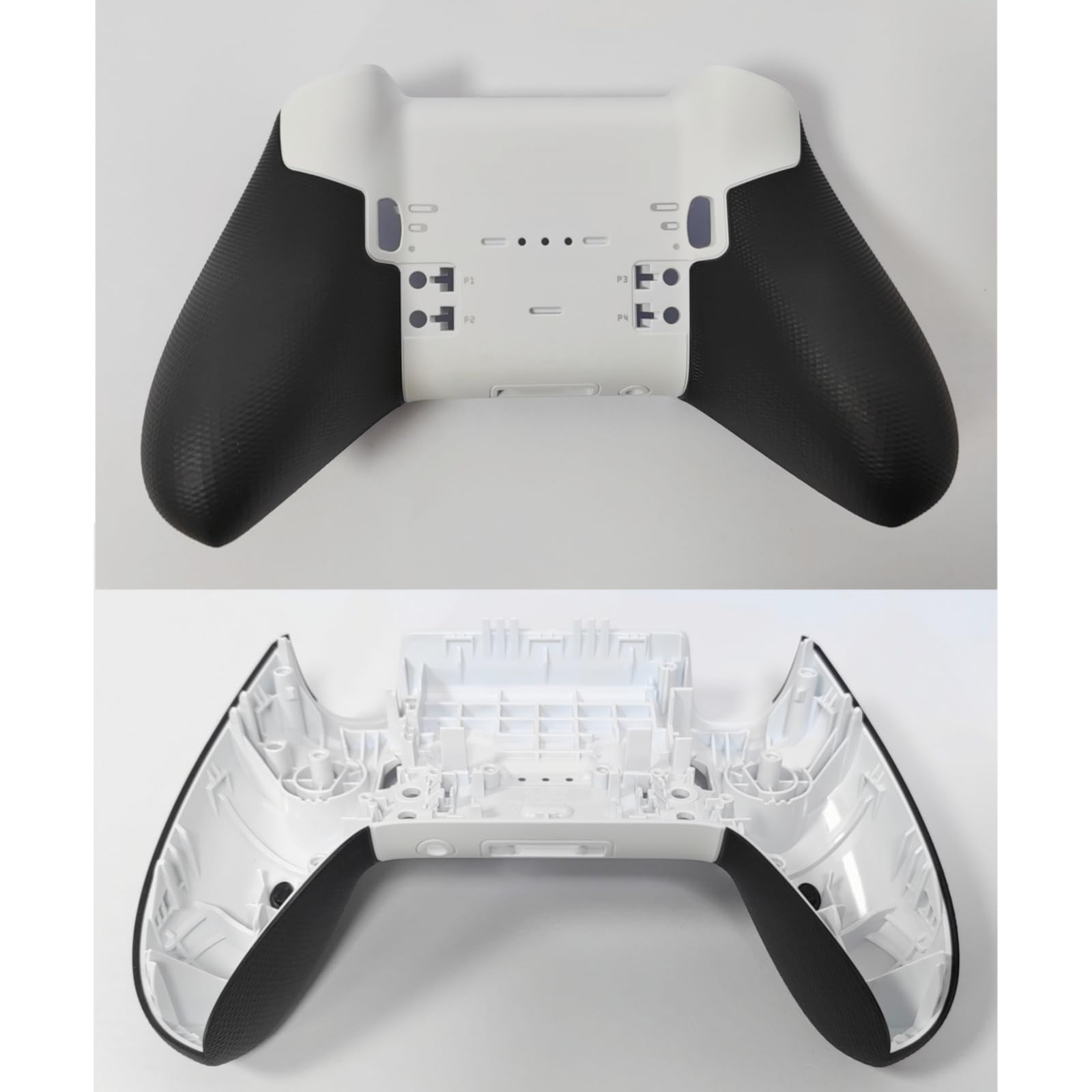 Alloggiamento di Ricambio Guscio Anteriore Frontalino + Custodia Posteriore per Xbox Elite Series 2 Controller - Core, Bianco, con Strumento Cacciavite