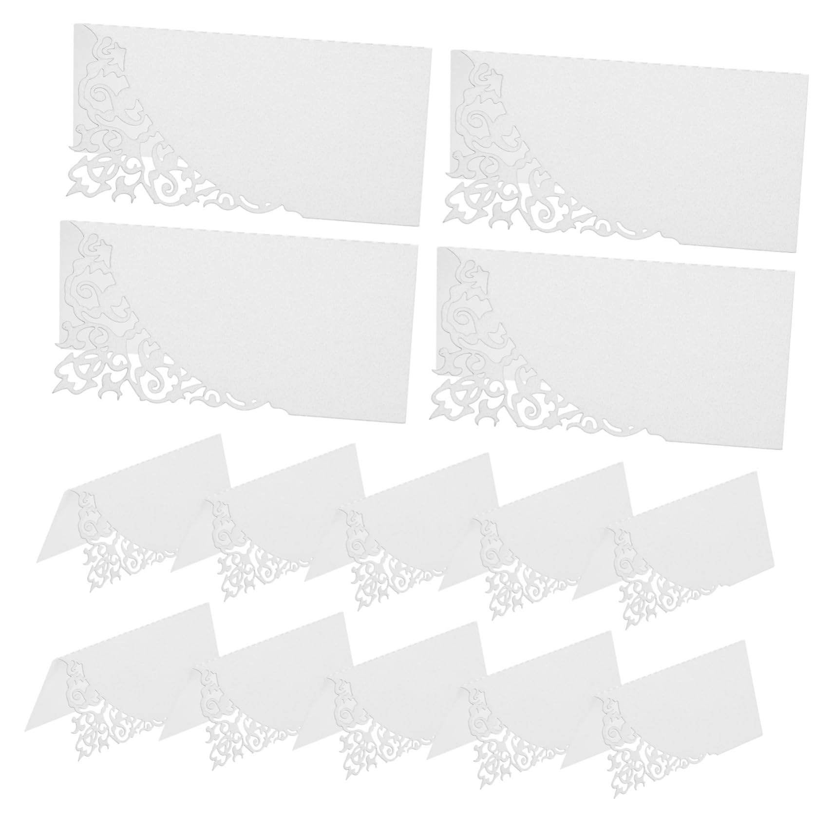 Sewroro 300stücke Platzkarten Für Hochzeiten Kreative Tischkarten Mit -muster Für Elegante Feiern Für Bankette Geburtstagsfeiern Und Mehr