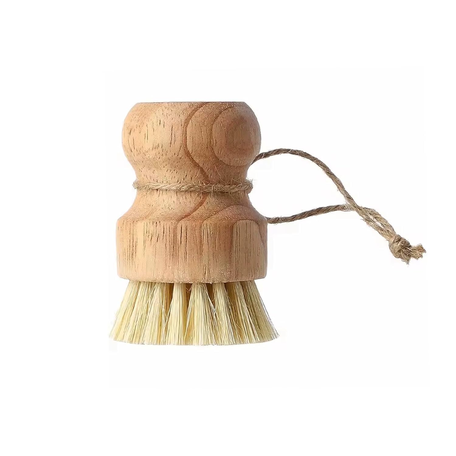 Wooden Cleaning Brush for Kitchen Dishes, Sink, Utensils, Pots & Pans | Dish Washer Brush | Wooden Handle Scrub Brush for Utensils | Dish Scrubber | Non-Stick Oil Cleaning Scrubber-picture-31