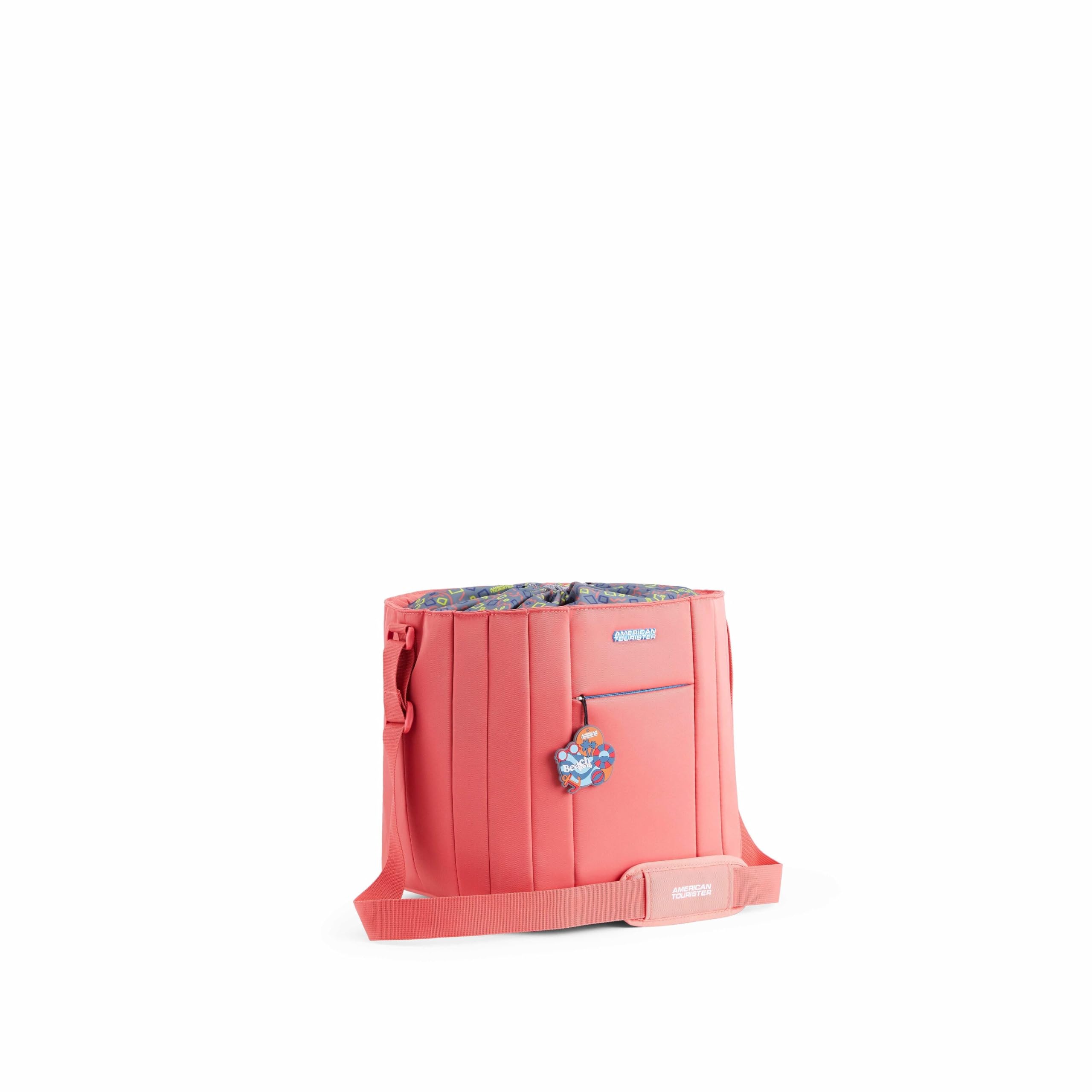Trippin | 26.0 Ltrs Beach Bag | 8 Smooth Wheels | Soft Case Polyester | Zipper Closure | 1 Years Global Warranty | Crabapple Red-Orange-image-34