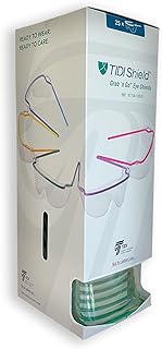 TIDIShield Grab ‘n Go Eyewear Tower – 1 Pre-Loaded Tower (25 Sets of Eyewear) – Protective Eyewear – PPE – Medical Office – Dental Office – Clinic – Pharmacy (9210A-25)
