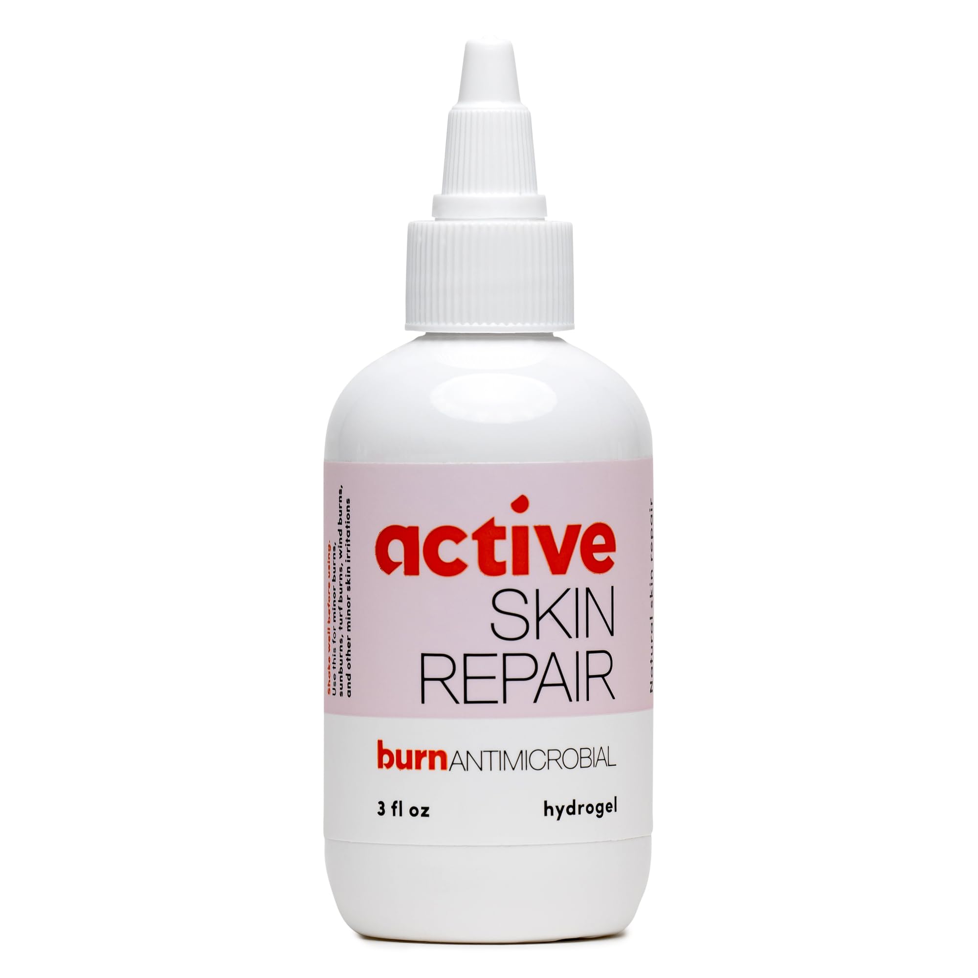 Active Skin Repair First Aid Skin Healing Burn Hydrogel - Natural, Non-Toxic, & No Sting Burn Ointment with Hypochlorus Acid for Immediate Pain Relief, 3 oz