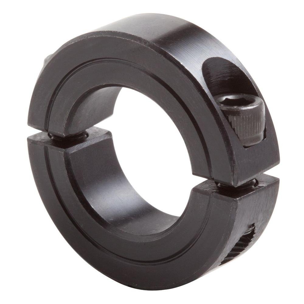 7 Set- Climax Metal 2C-075 Steel Two-Piece Clamping Collar, Black Oxide Plating, 3/4