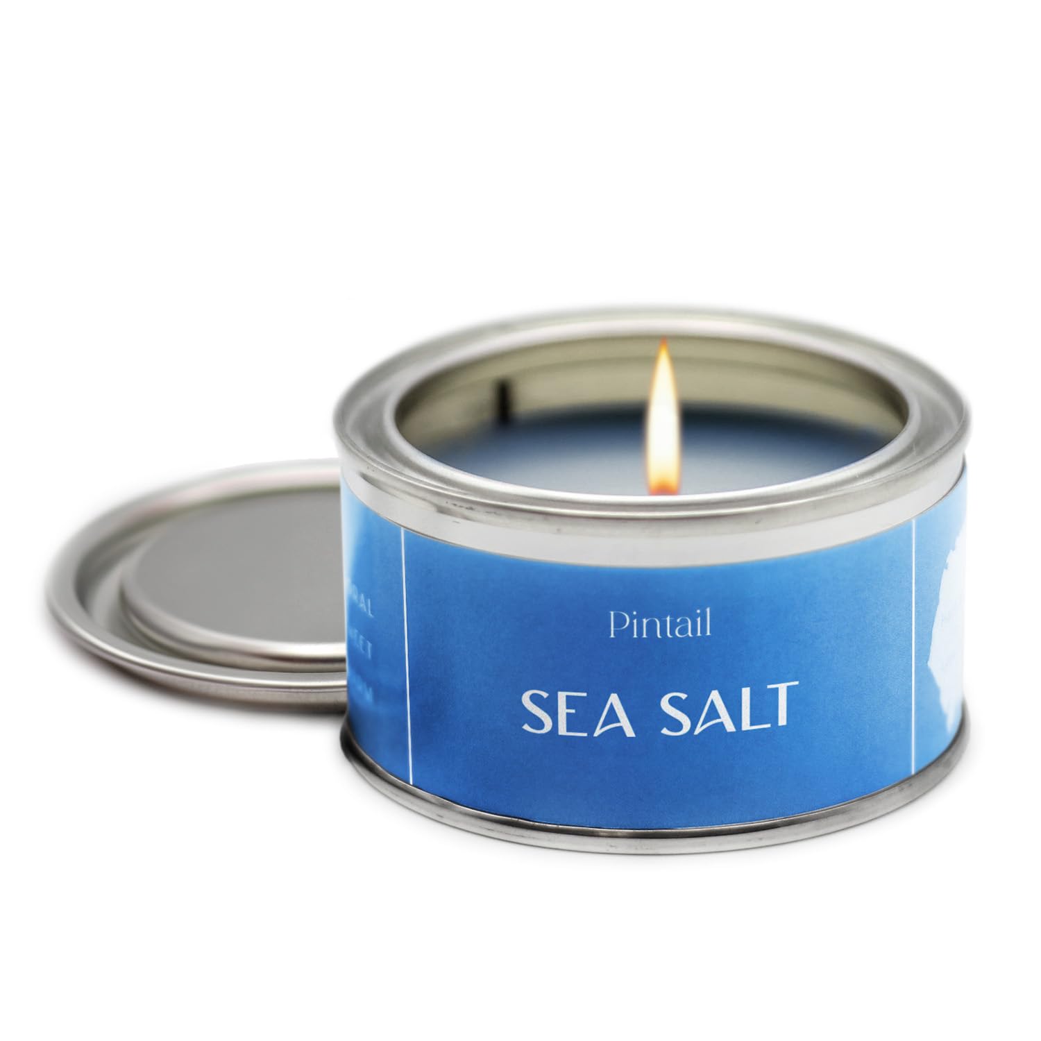 Pintail Candles Paint Pot Candle (Sea Salt Home Fragrance) Scented Candles Long Burning (14 Hour Burn Time), Hand-Poured Scented Candles Gifts for Women - Genuine Pintail Candle Gift