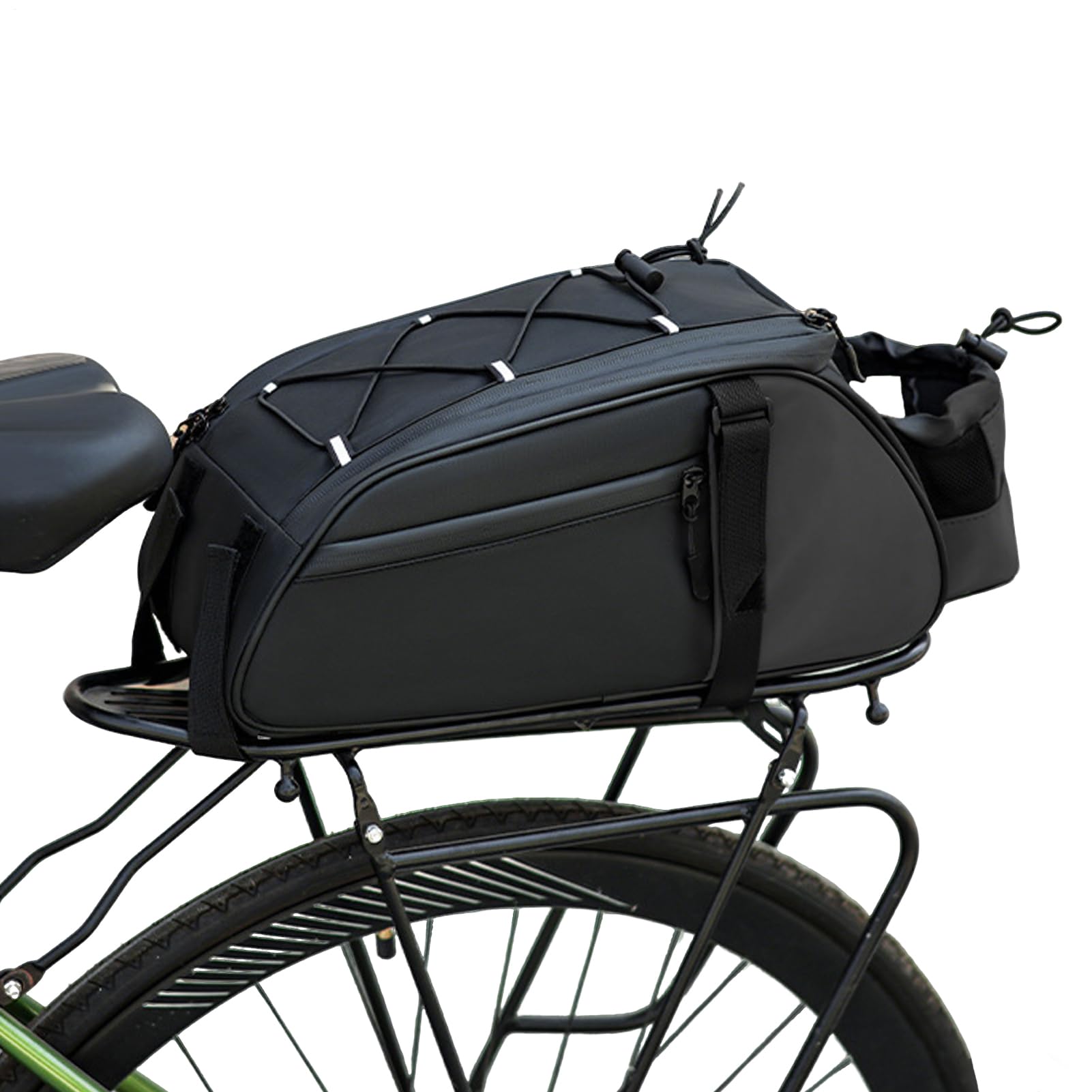 Borsa Posteriore per Bici 8L Borsa per Sella Posteriore per Ciclismo | Capiente Borsa da Bicicletta per Accessori