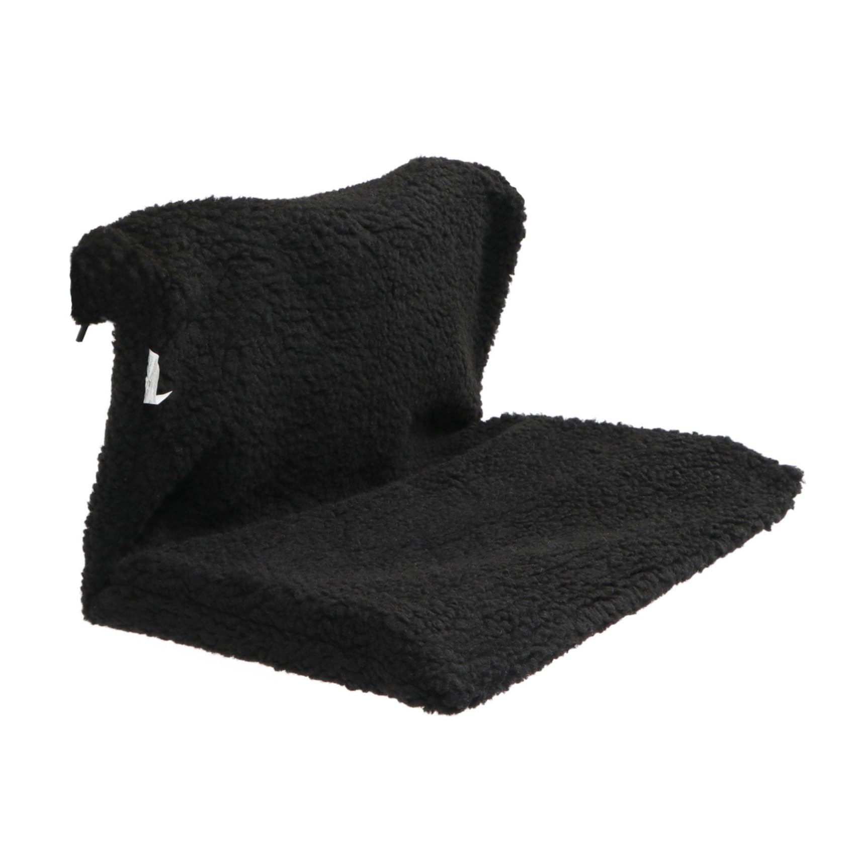 Angoily Hamac pour Chat Lit Radiateur Suspendu Noir en PP et Polyester