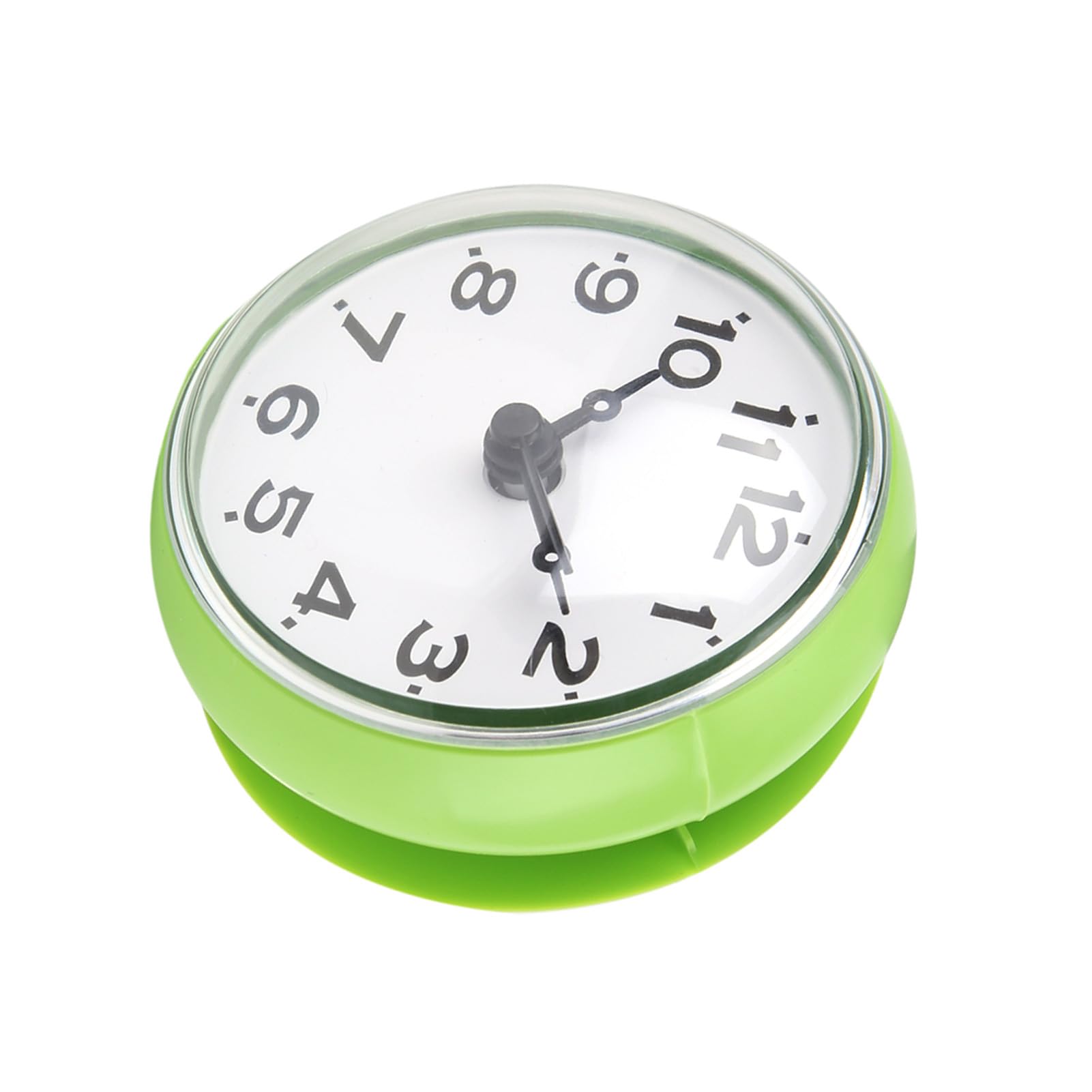 Haofy Wall Clock,Waterproof Shower Clock with Suction Cup Wall Window Mirror Bath Shower Clock Bathroom Accessories (Green)