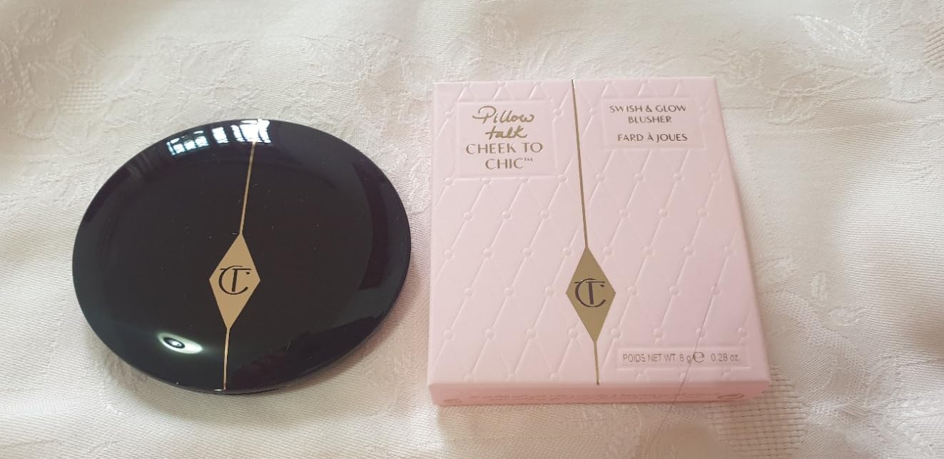 Charlotte Tilbury Original | Cheek to Chic Swish & Pop Blusher | Plusieurs teintes | by CHARLOTTE TILBURY (PILLOW TALK ORIGINAL, 8.00 g (Lot de 1))