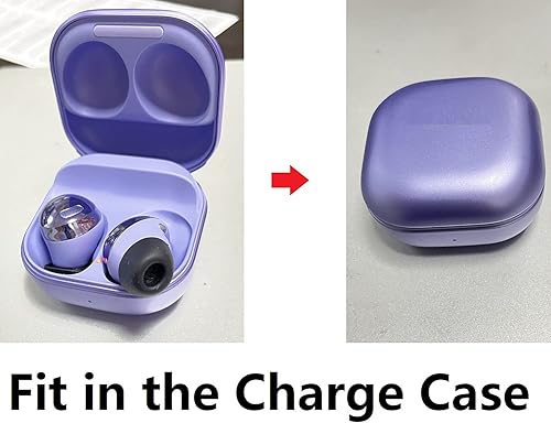B092G177TL_image_2 Tapón de silicona compatible con auriculares Samsung Galaxy Buds Pro, MLXL 3 tamaños 3 pares, cabe en la funda, puntas de gel de silicona, color