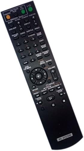 Mando a distancia reemplazado para Sony DAV-HDX475 HCDHDX475 DAVHDX576 DAV-HDX587WC DAVHDX275 Home Theater Audio/Video Receptor AV System