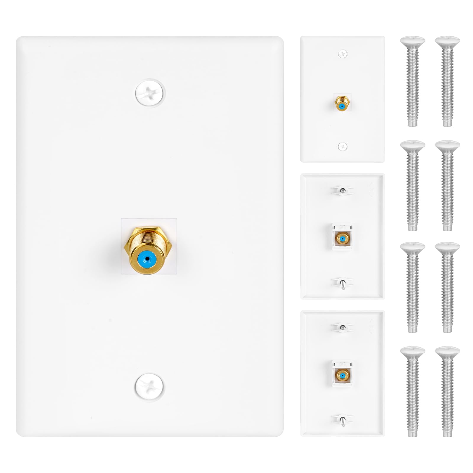 Placa de pared coaxial con inserto chapado en oro de 3 GHz para evitar la pérdida de señal