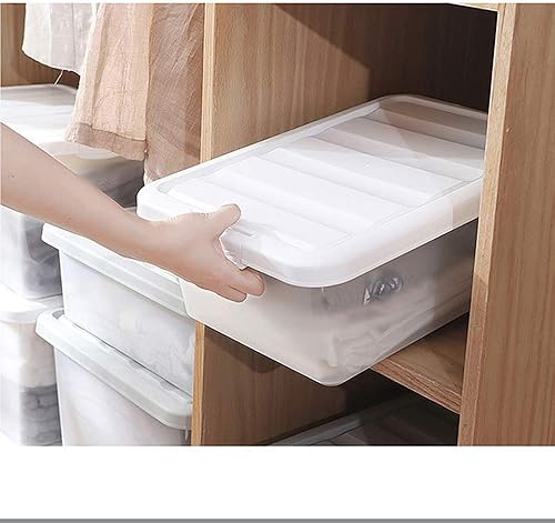 Miniatura 3 de Cand - Cubo de almacenamiento de 14 cuartos con tapa, caja de plástico grande y duradera para organizar tus toallas, juguetes, suministros