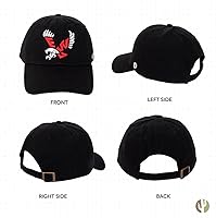Vista 3 de Desert Cactus Eastern Washington University Baseball Hat EWU Eagles Brimmed Embroidered Cap Adjustable Cloth Strap Adult