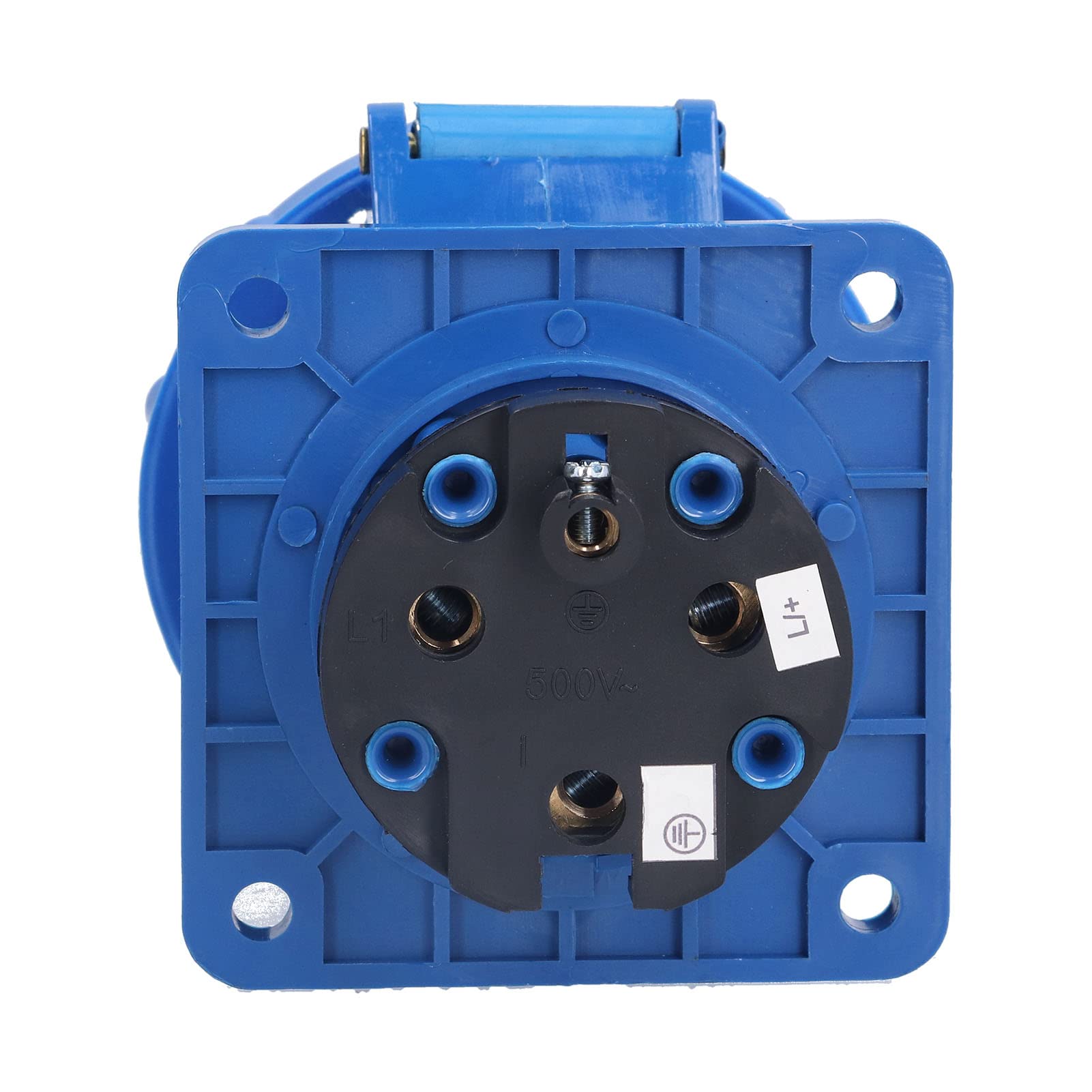Juego De Enchufes Ocultos De Enchufe Industrial A Prueba De Agua IP67, Enchufe De Conector De Alimentación De 220-250V 63A,Enchufe Industrial De Carcasa Aislamiento PA66,Para Campamentos Al Aire Libre