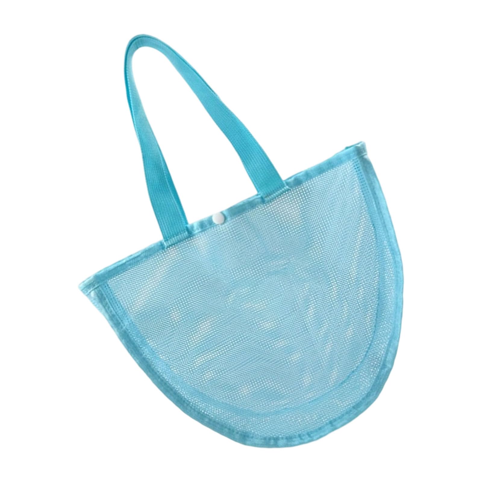 Nucelit Multipurpose Polyester Toy Storage Bag for Family Trip Beach Outings Water Resistant Carryall Meshes Toy Storage Bag Portable Beach