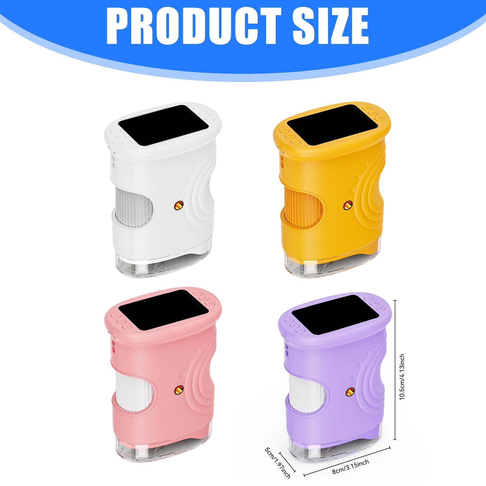 Microscopi digitali portatili per bambini, White