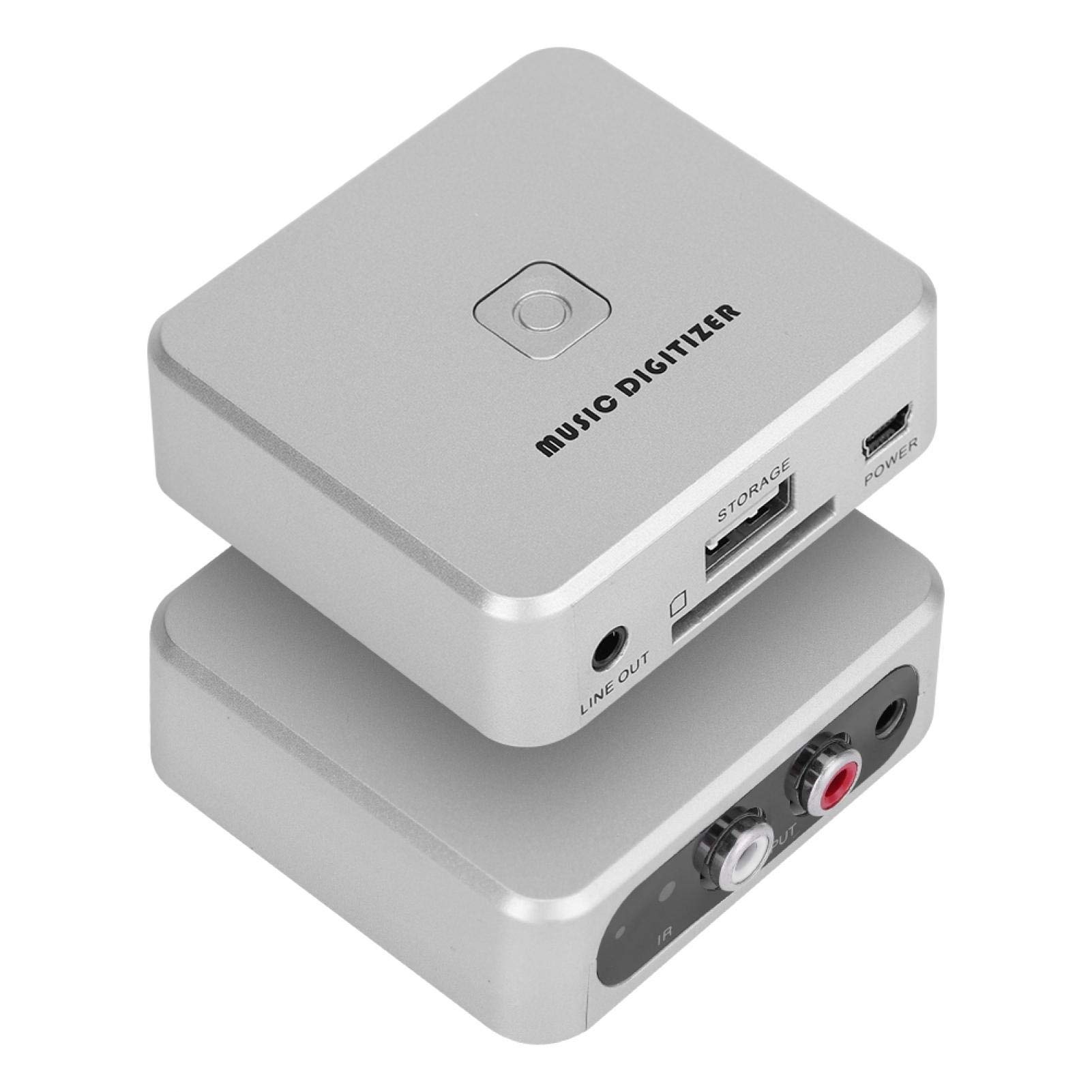 Kadimendium Gauche Droite Canaux Numériseur de Musique 128Kbps U Disque Carte SD Numériseur MP3 Boîte de Capture Audio Numériseur D'enregistrement Audio Electronique Grand Public