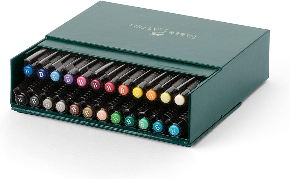 Faber-Castel Pitt Artist Brush Pens (24 Pack), Multicolor (167147)