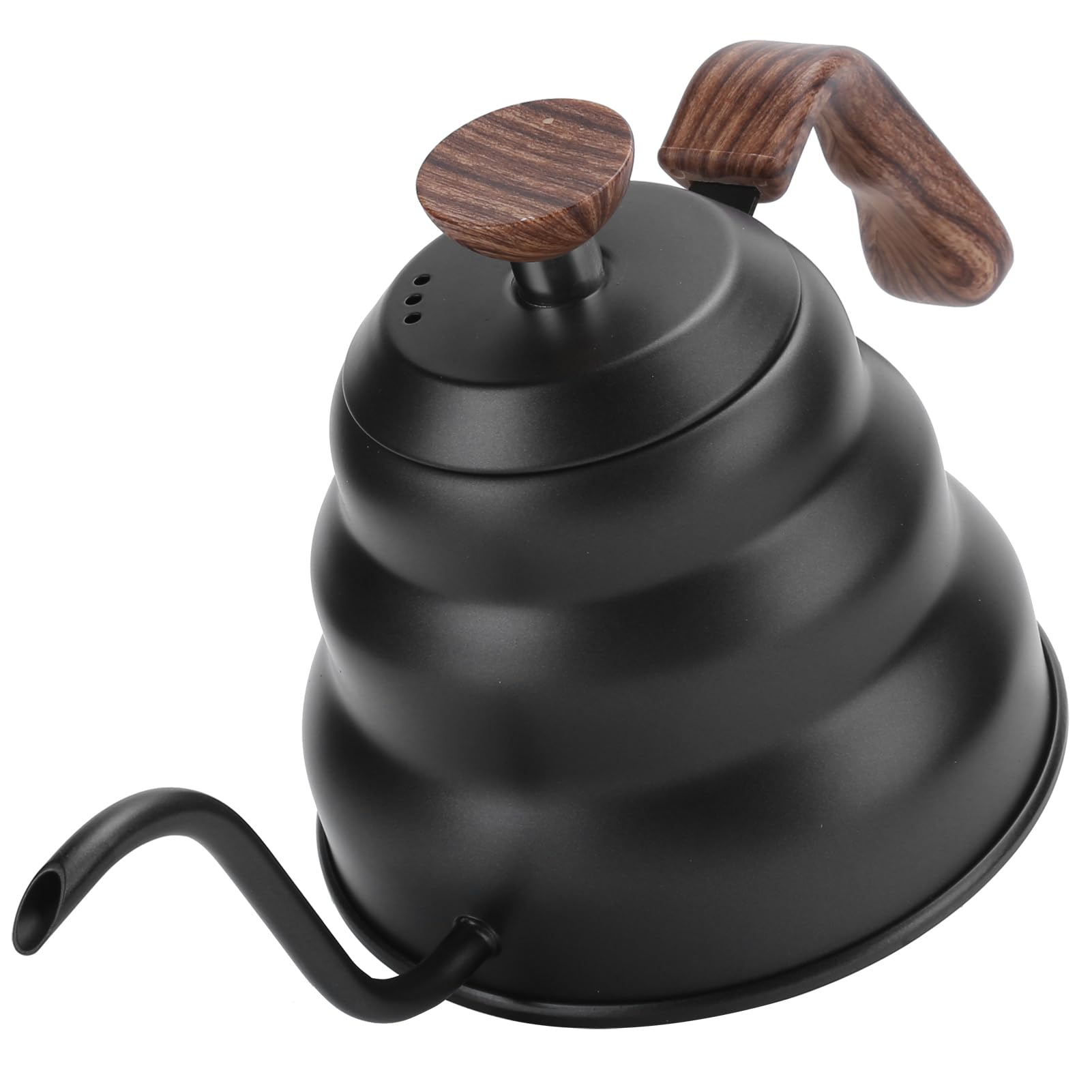 Bollitore da caffè in acciaio inox con beccuccio a collo di cigno (1L)