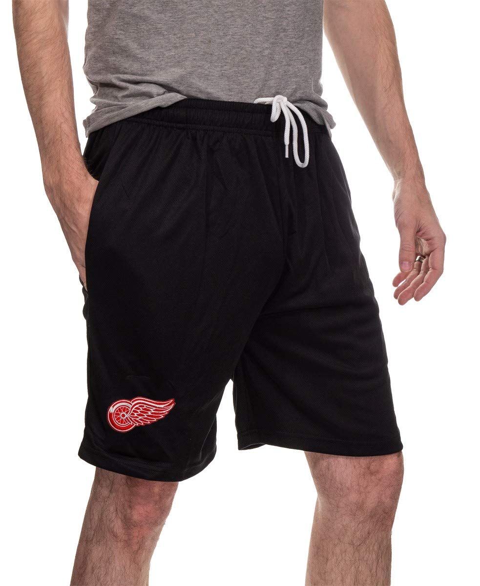 CalhounNHL Men's Team Logo Air Mesh Shorts