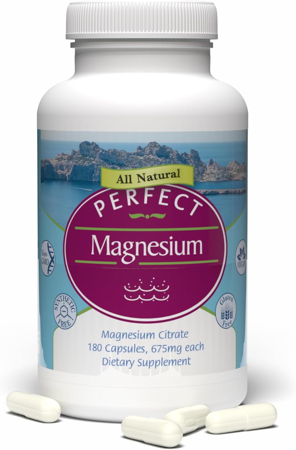 Perfect Magnesium Citrate - 180 Vegetable Capsules