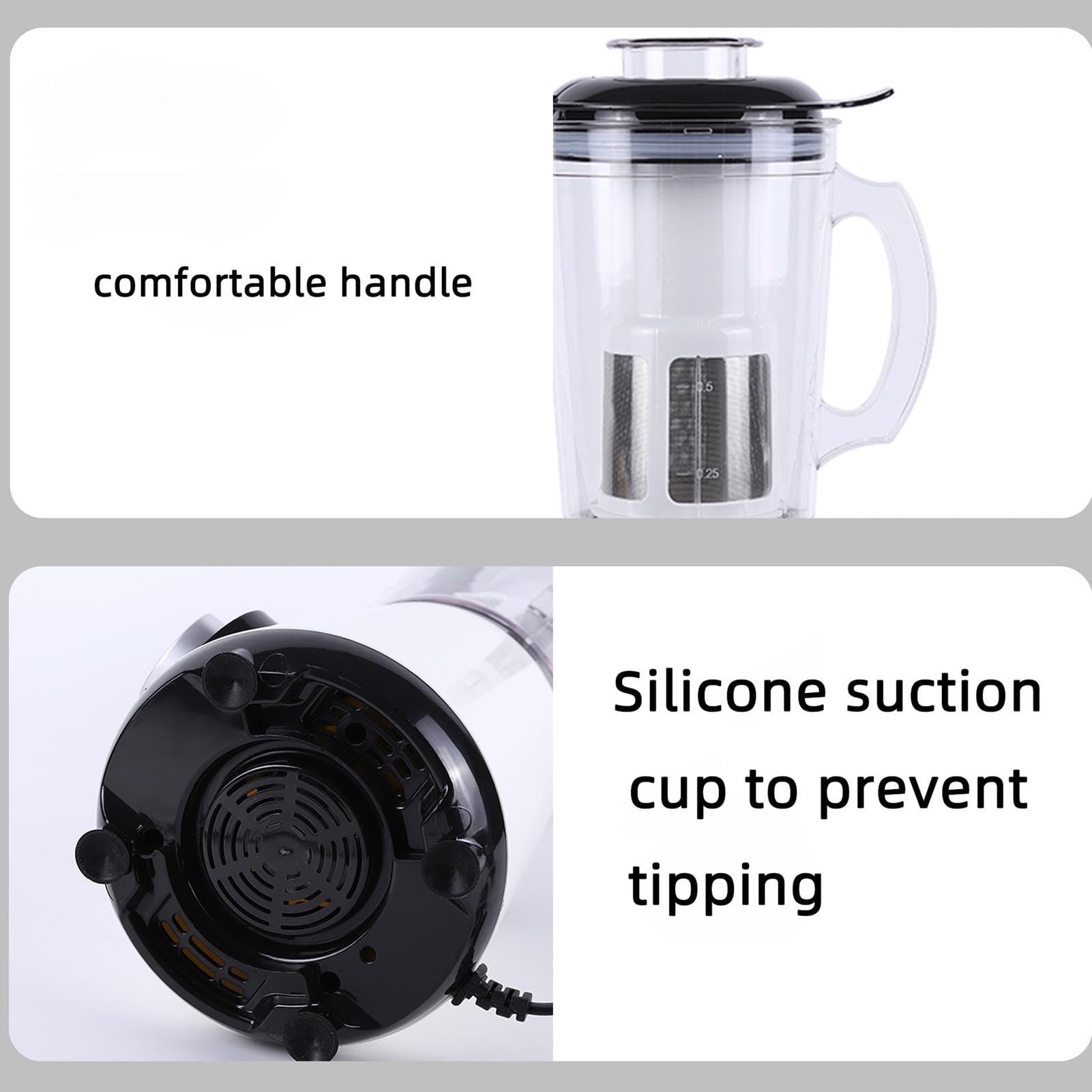 Robot da, Tritatutto Elettrico per Verdure e Tritacarne da 3800 W 26000 Giri/min con Estrattore di Succo e Macinino Avanzato, per Uso Domestico in (Spina europea)