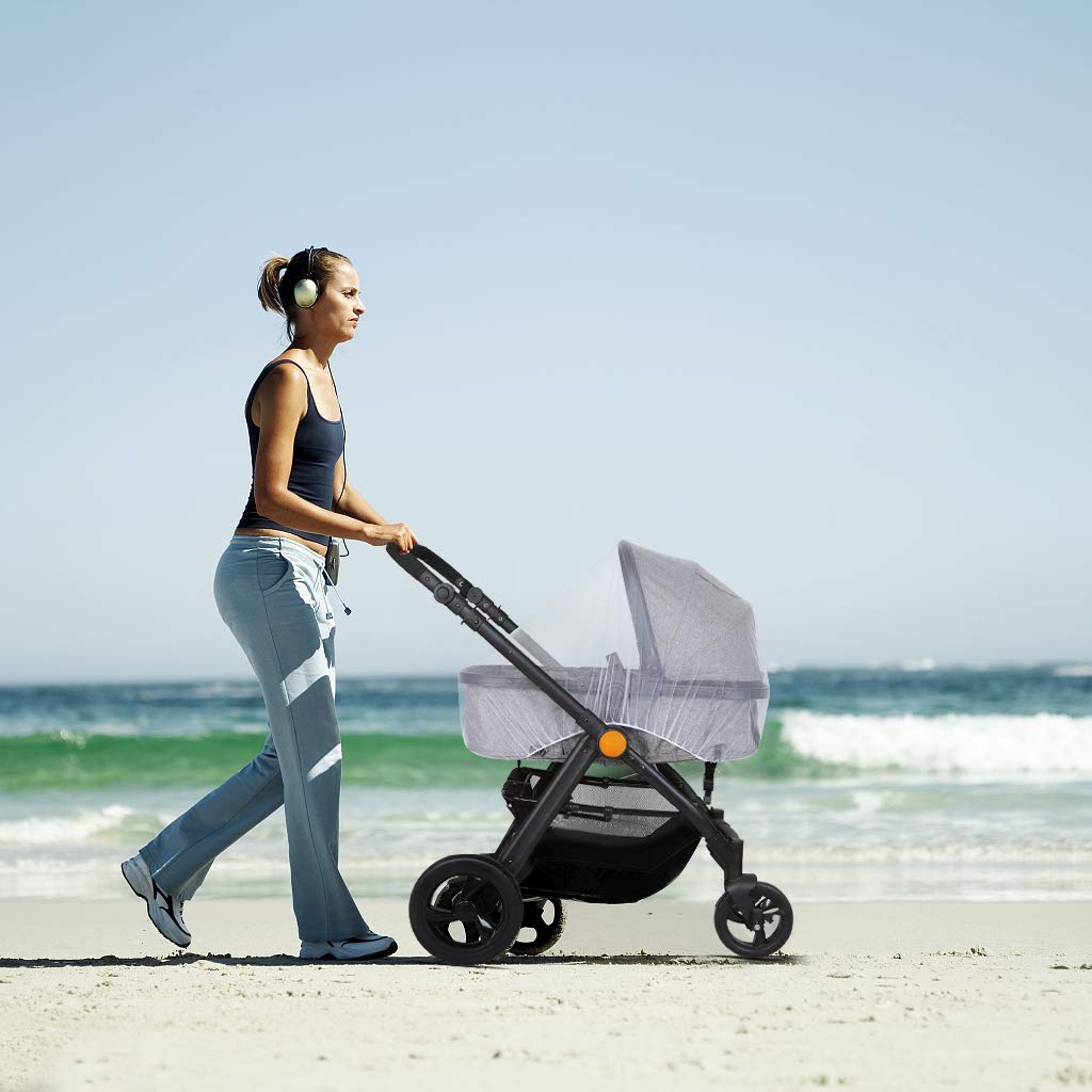 LEMESO Moustiquaire Poussette Universelle Anti-Insectes pour Bébés