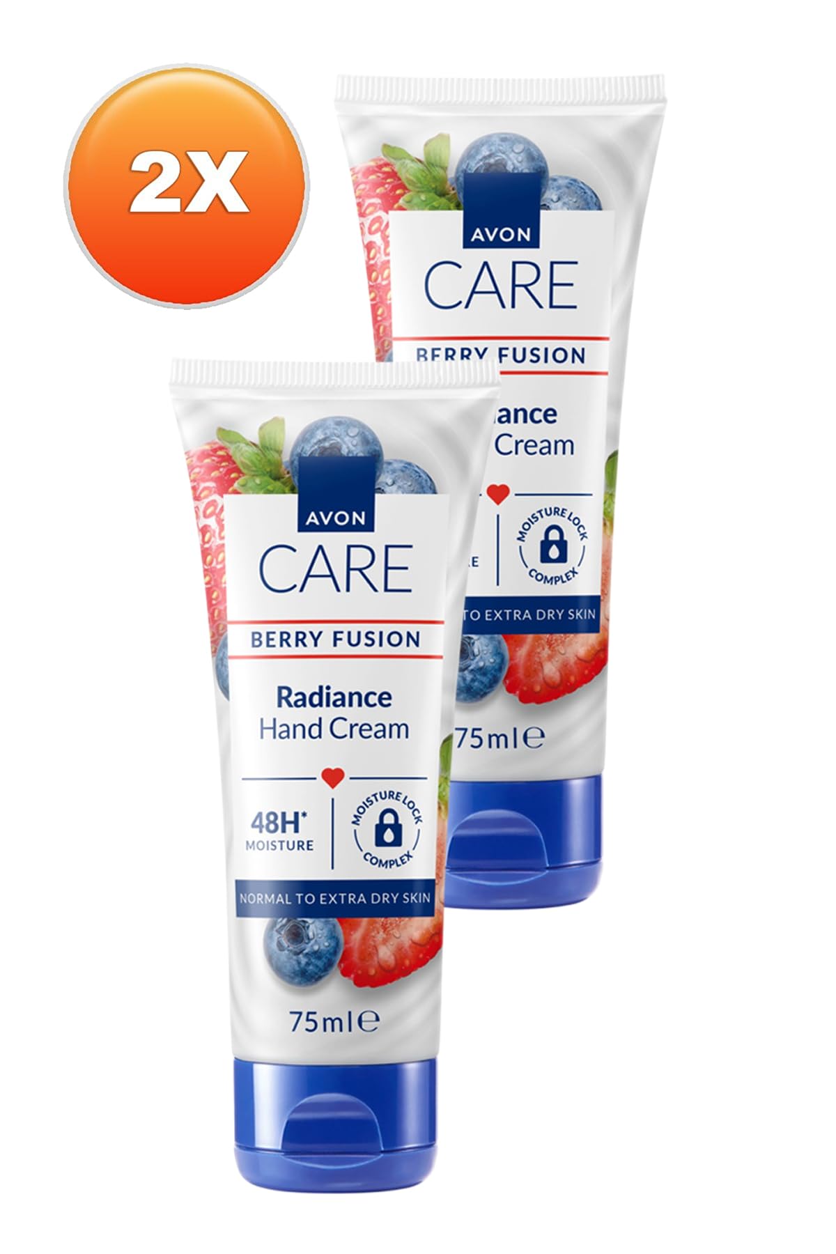 Avon Care Berry Fusion Yabanmersinli El Kremi 75 Ml. İkili Set