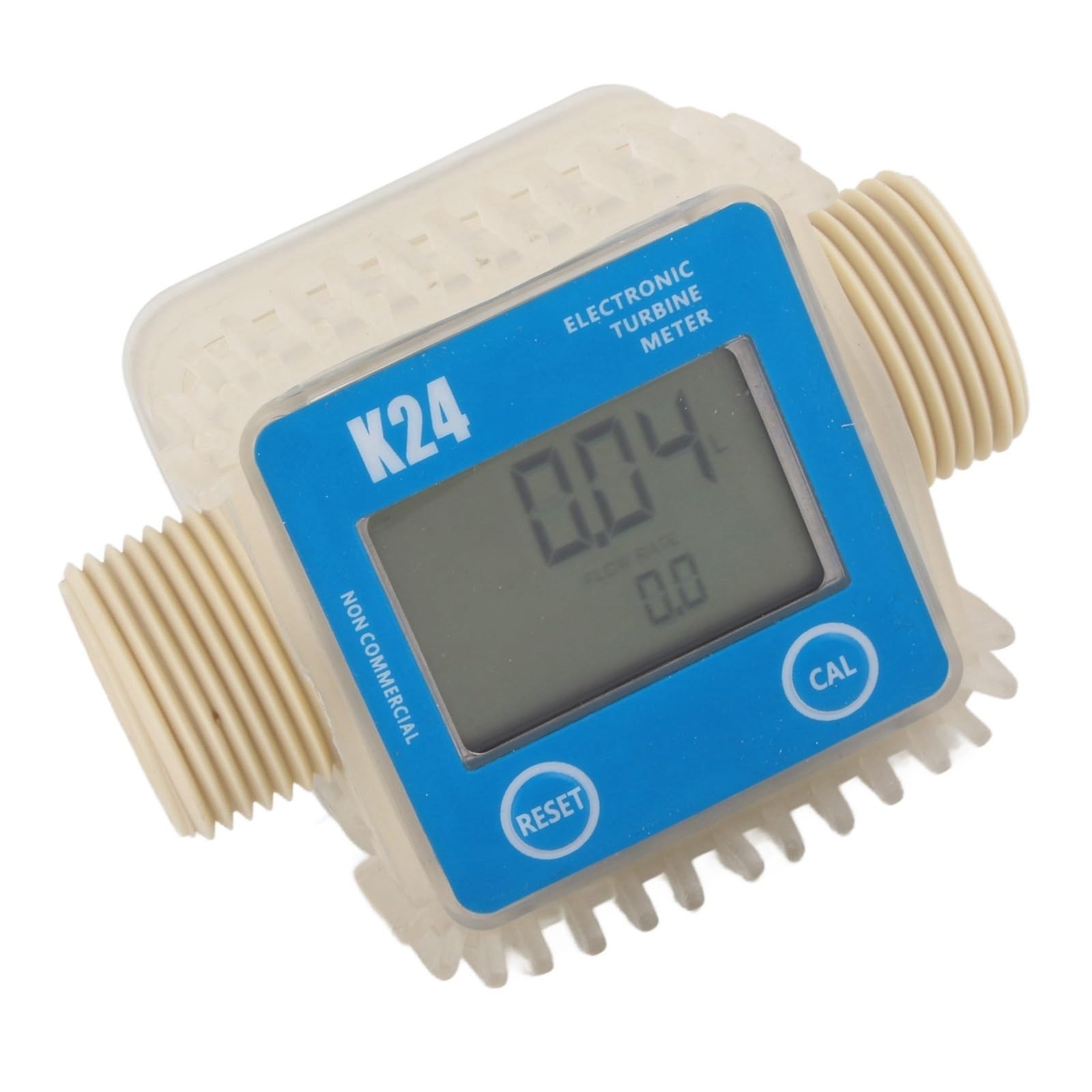 Ciśnieniomiernik, cyfrowy ciśnieniomiernik K24 Elektroniczny cyfrowy miernik przepływu wody oleju opałowego LCD