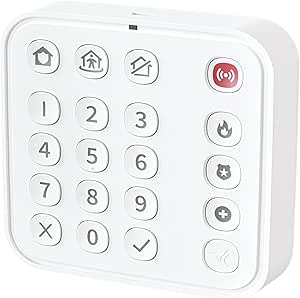 Arlo Wire-Free Keypad for Arlo Home Security System - Certified Accessory - Alarm Keypad, DIY Install, Built-in Siren, White - KB1001 asin的图片