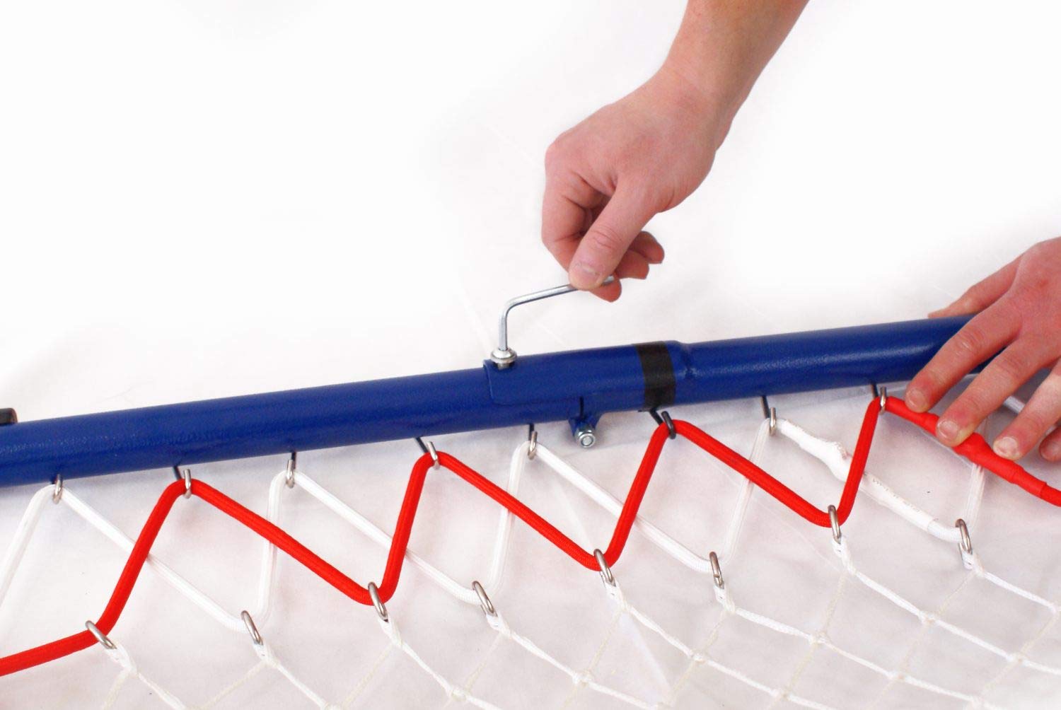 Red de Rebote/Reboteador Plegable POWERSHOT- Tchoukball 100 x 100 cm - Ideal para Entrenamientos multideportivo