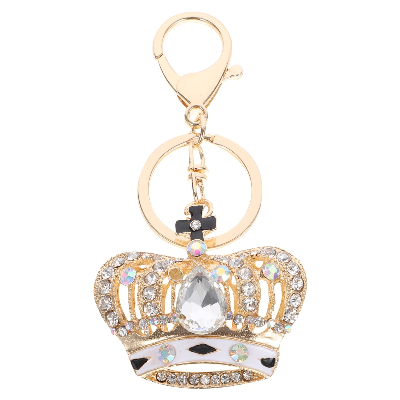 GALPADA 5piezas Llavero De Cristal Brillante Forma De Adorno De Bolso Elegante Para Mujeres y Amigas