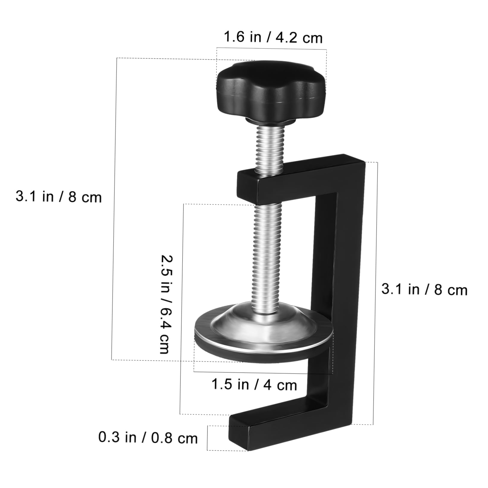 Housoutil Woodworking Accessories 2pcs g Clamp Heavy Duty Wood Clamps Corner Clamps for Furniture Outdoor Installati
